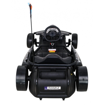 Gokart Speed 7 Drift King na akumulator dla dzieci Szary + Funkcja driftu + Sportowe siedzenie + 2 Prędkości + EVA